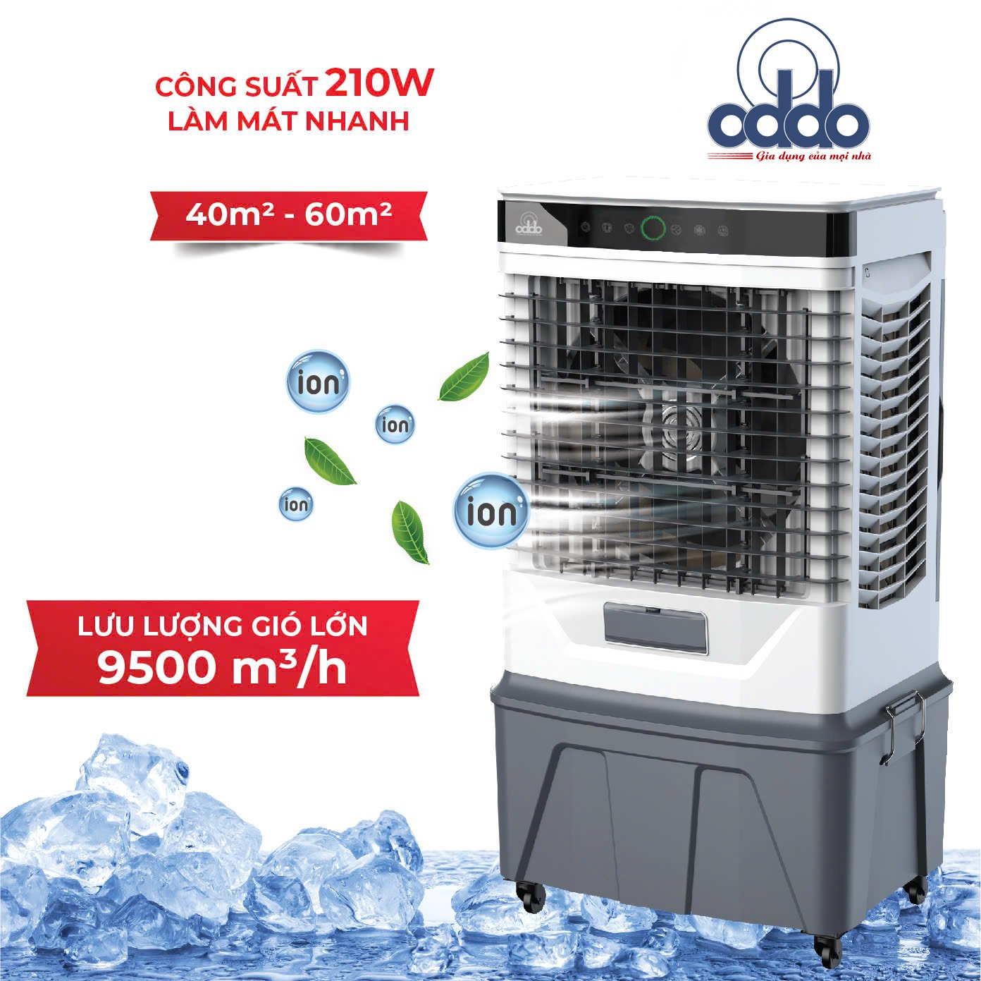 Quạt điều hòa Oddo Windy M Quạt điều hòa Oddo Windy M