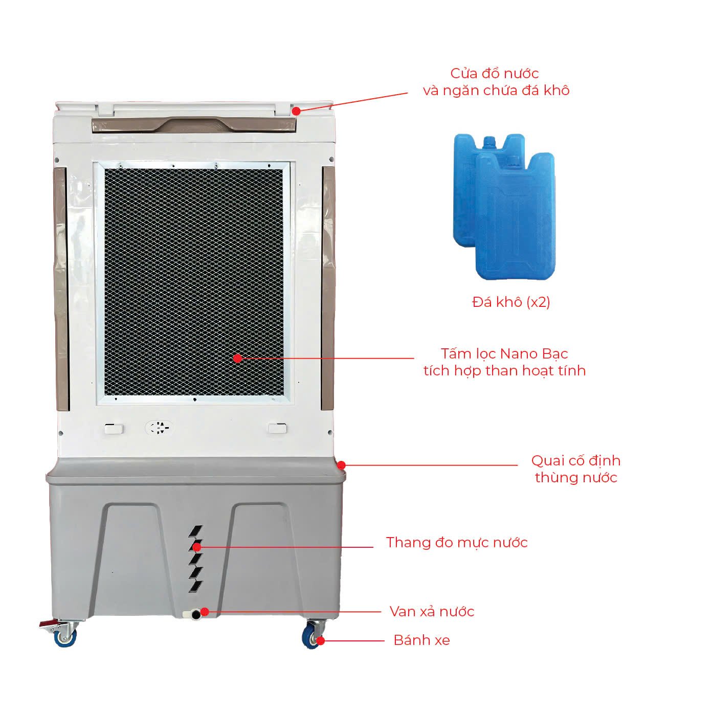 Quạt điều hòa Oddo Windy M Quạt điều hòa Oddo Windy M